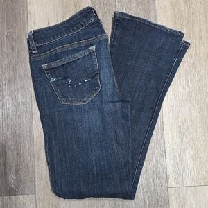 American Eagle Outfitters Dark Blue Skinny Kick Jeans